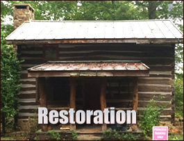 Historic Log Cabin Restoration  Grove City, Ohio